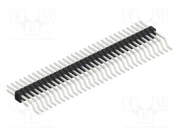 Connector: pin strips; pin header; male; PIN: 64; 1.27mm; SMT; 2x32