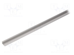 Profiles for LED modules; surface; natural; L: 2m; aluminium