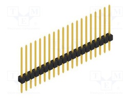 Connector: pin strips; pin header; male; PIN: 20; 2.54mm; THT; 1x20