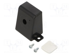 Enclosure: for Raspberry Pi camera; Raspberry Pi; black