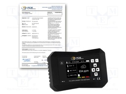 Meter: air quality; Range: 0÷40000ppm (CO2); Meas.accur: ±50mbar