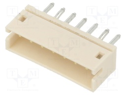 Socket; wire-board; male; ZH; 1.5mm; PIN: 7; THT; 50V; 1A; -25÷85°C