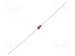 Diode: Zener; 0.5W; 2.7V; 5mA; reel,tape; DO35; single diode