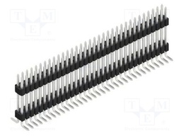 Connector: pin strips; pin header; male; PIN: 66; 1.27mm; SMT; 2x33