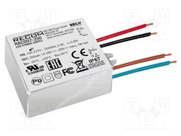 Power supply: switched-mode; LED; 7W; 3÷10.5VDC; 700mA; 90÷295VAC