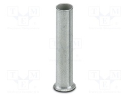 Tip: bootlace ferrule; non-insulated; copper; 1.5mm2; tinned; 10mm