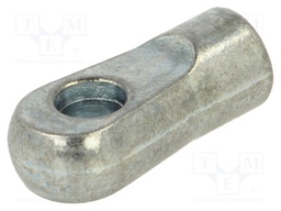 Mounting element for gas spring; Mat: zamak; 8.2mm; Thread: M8