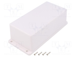 Enclosure: multipurpose; X: 86mm; Y: 170mm; Z: 60mm; TWF; ABS; white