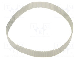 Timing belt; T5; W: 25mm; H: 2.2mm; Lw: 660mm; Tooth height: 1.2mm