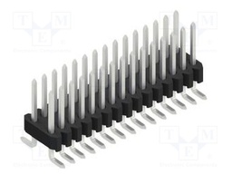 Connector: pin strips; pin header; male; PIN: 30; 1.27mm; SMT; 2x15
