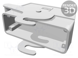 Enclosure: for HDC connectors; Han M; size 24B; for cable; high