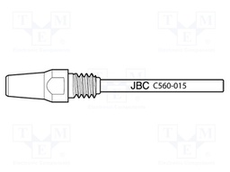 Nozzle: desoldering; 5.2x3mm; Features: longlife