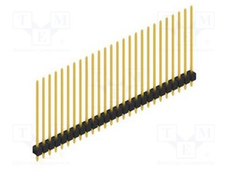 Connector: pin strips; pin header; male; PIN: 26; 2.54mm; THT; 1x26