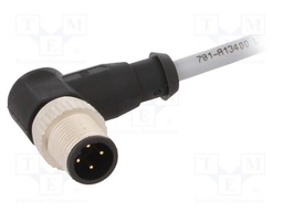 Plug; M12; PIN: 4; male; A code-DeviceNet / CANopen; 2m; angled 90°