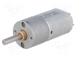 Motor: DC; with gearbox; POLOLU 20D; 6VDC; 3.2A; Shaft: D spring