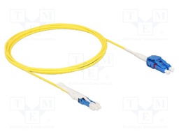 Fiber patch cord; OS2; CS/UPC,LC/UPC; 2m; 9/125um; LSZH; blue