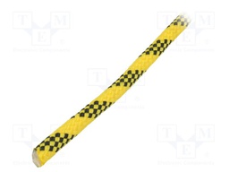 Rope; polypropylene; Ørope: 10mm; L: 50m; with a core; yellow
