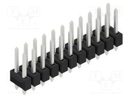 Connector: pin strips; pin header; male; PIN: 22; 2.54mm; THT; 2x11