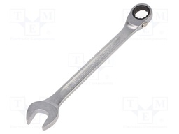 Wrench; combination spanner; 17mm; chromium plated steel