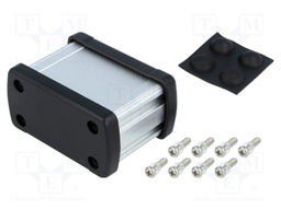 Enclosure: multipurpose; X: 68.7mm; Y: 49mm; Z: 35.2mm; aluminium