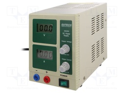 Power supply: laboratory; Channels: 1; 0÷30VDC; 0÷1A; Plug: EU,UK