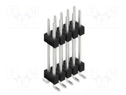 Connector: pin strips; pin header; male; PIN: 10; 2.54mm; SMT; 2x5