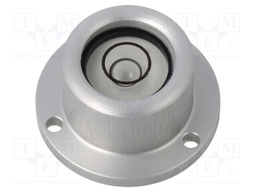 Spirit level; mounting flange, for bolting surface; H: 10mm