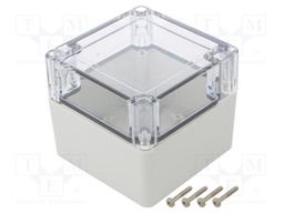 Enclosure: multipurpose; X: 90mm; Y: 90mm; Z: 75mm; ZP; ABS; IP67