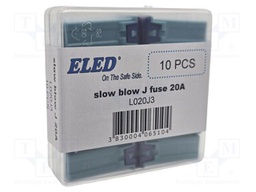 Fuse: fuse; 20A; 32VDC; automotive; 14.1mm; 14.1x12x27.2mm