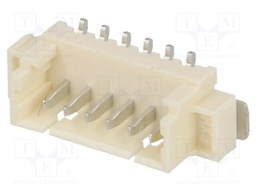 Socket; wire-board; male; PicoBlade; 1.25mm; PIN: 6; SMT; 1A; tinned