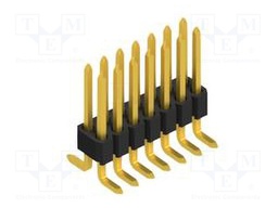 Connector: pin strips; pin header; male; PIN: 14; 1.27mm; SMT; 2x7