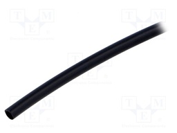 Heat shrink sleeve; glued; 4: 1; 4mm; L: 150m; black; polyolefine