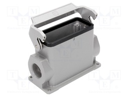 Enclosure: for Han connectors; Han HMC; size 16B; with latch
