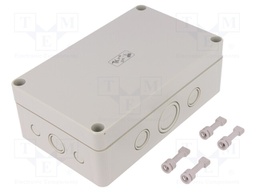 Enclosure: multipurpose; X: 110mm; Y: 180mm; Z: 63mm; TK PS; grey
