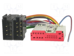 Connector; radio,ISO; Ford; PIN: 24