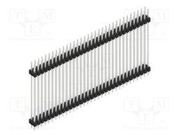 Connector: pin strips; pin header; male; PIN: 66; 2.54mm; THT; 2x33