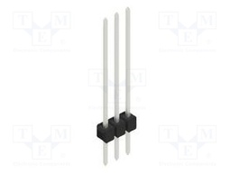 Connector: pin strips; pin header; male; PIN: 3; 2.54mm; THT; 1x3