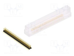 Connector: pin strips; pin header; male; PIN: 54; 2.54mm; SMT; 2x27