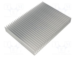Heatsink: extruded; grilled; aluminium; L: 150mm; W: 200mm; H: 25mm