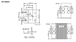Mounting holder; Mounting: for wall mounting