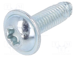 Screw; for metal; 3x8; Head: button; Torx®; hardened steel; zinc
