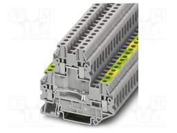 Splice terminal: rail; UT; PA; L: 64.4mm; terminals: 4; W: 5.2mm