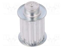 Belt pulley; T5; W: 25mm; whell width: 36mm; Ø: 21.45mm; aluminium