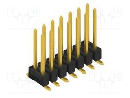 Connector: pin strips; pin header; male; PIN: 14; 2.54mm; SMT; 2x7
