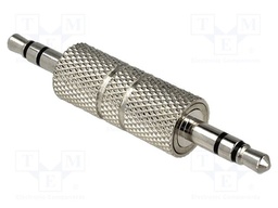 Adapter; Jack 3.5mm 3pin plug,both sides