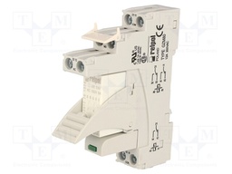 Relay: interface; DPDT; Ucoil: 24VDC; 8A; 8A/230VAC; 8A/24VDC; 100mΩ
