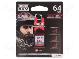 Memory card; IRDM PRO; SD XC; 64GB; Read: 280MB/s; Write: 240MB/s