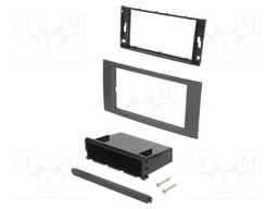 Radio mounting frame; Ford; 2 DIN; anthracite