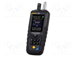 Meter: counter; Range: 0÷1000ug/m3; Humid.range: 0÷100%RH; ±3%