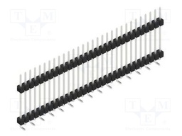 Connector: pin strips; pin header; male; PIN: 30; 2.54mm; SMT; 1x30